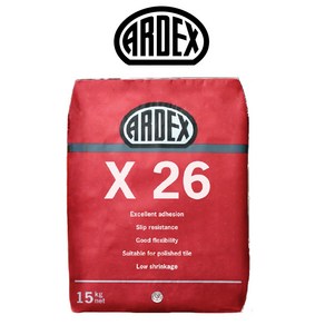 ARDEX 아덱스 X26 고탄성 타일 접착제 (벽용) 15kg, 1개