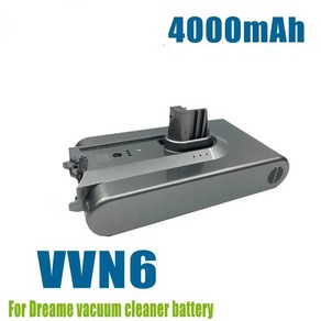 Deame 무선 진공 청소기 18650 배터리 팩 교체 V11 V12 VVT1 VVN6 VVA1, 03 DeameVVN6-4000mAh, 03 DeameVVN6-4000mAh, 한개옵션1, 11 DeameVVN6-4000mAh