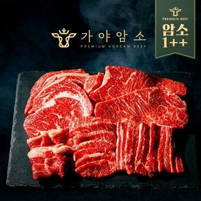 한우선물세트 암소한우 꽃등심 살치살 채끝 부채살 백화점 1++ 소고기 구이용 [원산지:국내산 한우], 1세트, (2인)등심 + 채끝 총400g