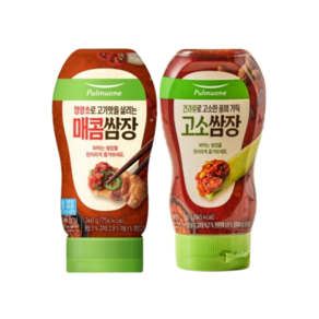 (냉장)[풀무원]매콤쌈장360g + 고소쌈장360g, 2개, 360g