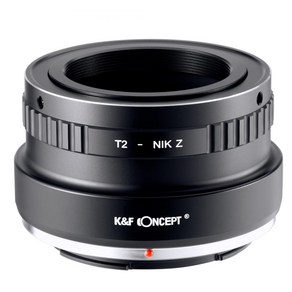 K&F Concept T2-NIK Z _ T2 Mount Lens - Nikon Z Body 변환어뎁터, 1개