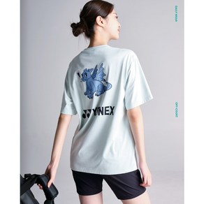 요넥스 티셔츠 2024SS 241TS047U PALE MINT 남여공용 오버핏 데일리 웨어 라운드 배드민턴티셔츠 오남스포츠