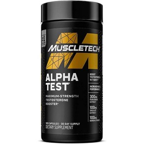 Muscletech Alpha test 알파 테스트 120캡슐, 120정, 1개