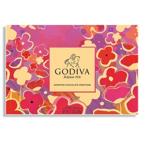 고디바 골드마크 어쏘티드 초콜릿 27개입 1박스 [ GODIVA Belgium1926 Assoted chocolate ceations 11.3oz 320g], 1개, 320g