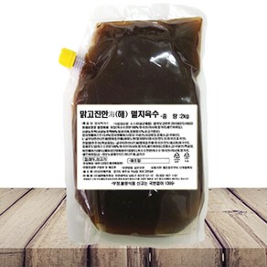 새한 맑고진한 멸치육수 2kg [한국물] 맑고진한해멸치육수 진한멸치육수 담백한멸치국물, 1개