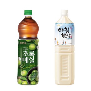 웅진 초록매실 아침햇살, 8개, 1.5L