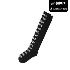 [와이드앵글 공식] 골프 WG 여성 패턴 니삭스 WWU22S07Z1, Black, 1개