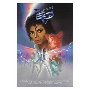 노 브랜드 마이클 잭슨 * Captain EO Movie At Film Pint 실크 포스터 홈 벽 Deco 24x36 0416, no fame