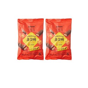 노브랜드 카라멜앤비스킷 초코바 240g, 2개