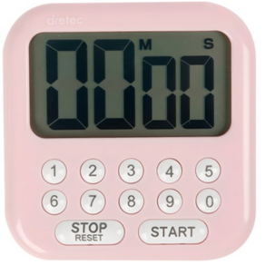 드레텍 쿠킹타이머 T-194PK, 색상분홍, 1개