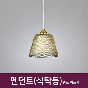 (주)동성조명 LED식탁등 펜던트 카페조명 주방등 36종류 LED펜던트조명 LED레일조명 인테리어조명, BK252 골드 망사 펜던트 식탁등 주방등 카페조명, 1개