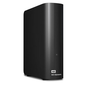 WD 데스크탑 HDD 10TB USB3.0 WD Elements Desktop 외장 하드 디스크 WDBBKG0100HBK-JESN 2년 보증