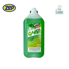 Zep 퀵이지 Q4.1 2L 에코라벨 바닥 세정제 세정액 세제 방수성 바닥 청소 기름 제거, 1개