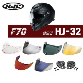 HJC 헬멧 F70 전용 쉴드면 기어판 핀락 HJ-32