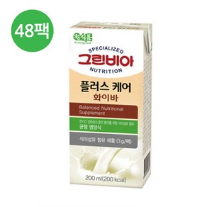 정식품 그린비아 플러스케어 화이바 200ml, 48개