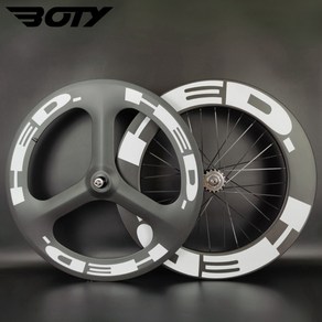 픽시카본휠 27인치 카본삼발이 드레스업 88림 700c, (튜블러)_삼발이휠(앞) 88mm 휠(뒤), 1개