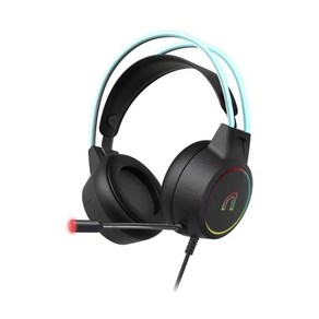 앱코 가상 7.1 RGB 라이트 밴드 게이밍 헤드셋, N440, BLACK