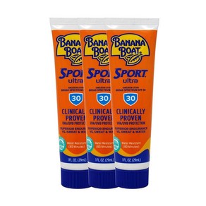 Banana Boat Spot Pefomance 자외선 차단 로션 30 SPF 28.3g(1온스) (3팩), 29ml, 3개