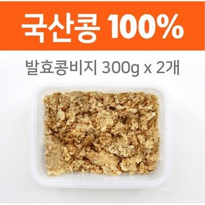 반찬오름 발효 콩비지 [300g X 2개] 띄운비지 뜬비지