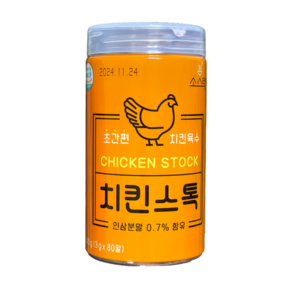 소스락 치킨스톡 3g x 80개입, 80개