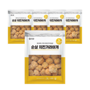 아워홈 골든 치킨가라아게 1kg (무료배송), 5개