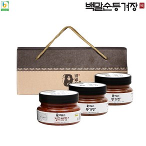 백말순등겨장 선물세트 3 등겨장 400g*2개 + 청국 쌈장 400g*1개, 1개