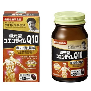 노구치의학연구소 환원형 코엔자임 Q10 100mg 소프트젤, 1개, 60정