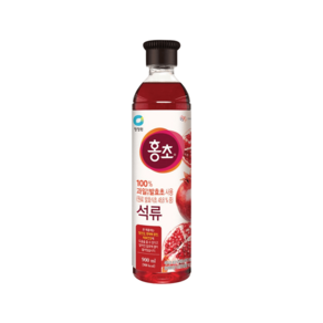 상큼한 주스로 술에 타서 홍초 석류 외 택1, 2)홍초 풋사과 900ml x 1개, 900ml, 1개