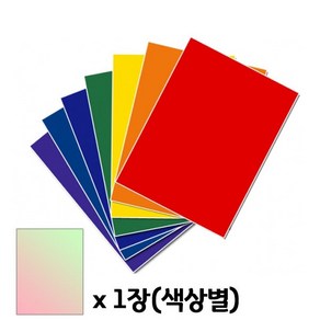 (대원) 단면 칼라 우드락 4절 44X59cm 5T(5mm) 30장X1박스 우드보드 칼라보드, 1개, 팥죽색 (C38-1)