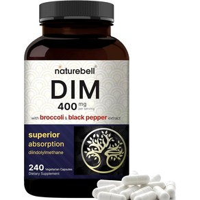 네이처벨 DIM 딤 400mg 디인돌릴메탄 240개, 240카운트(1팩), 1개, 240정