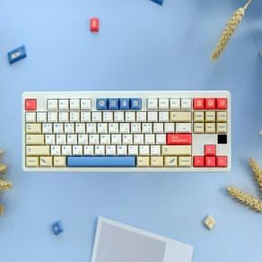 사오파오 GMK 소야밀크 st. 키캡 PBT 체리 염료승화 영문 / 한글각인