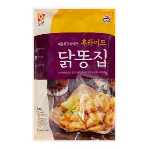 [정연푸드] 사조오양 후라이드 닭똥집, 1개, 1kg