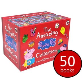 페파피그 원서 그림책 페이퍼백 50종 박스 세트 (레드) Amazing Peppa Pig Collection 50 Book Set - Red, Ladybid Books