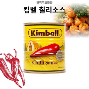 원픽푸드 킴벨 칠리소스 3kgX6개 업소용 대용량, 3kg, 6개