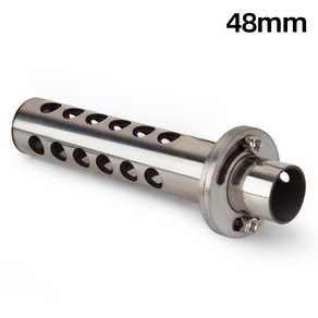 호환 범용 바이크 오토바이 배기 테일 머플러용 촉매 소음 사운드 밸브 DB 킬러 소음기 48mm 51mm, [01] A 48MM