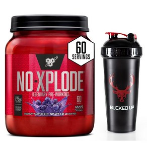 BSN 노익스플로드 포도맛 60서빙 + Bucked up 쉐이커 700ml 증정