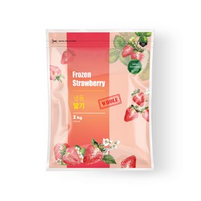 맥그로우앤마리 페루산 냉동딸기 무가당홀, 5개, 1kg