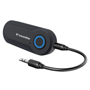 Bluetooth 5.0 어댑터 PC/TV/자동차 용 무선 오디오 Bluetooth 송신기 수신기 3.5mm AUX 음악 RX 송신기 Adaptado, [01] black, 1개