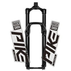 자전거 프레임 2020 Rockshox 파이크 프론트 스티커 장식 산악 방수 투명 포크, 검은색