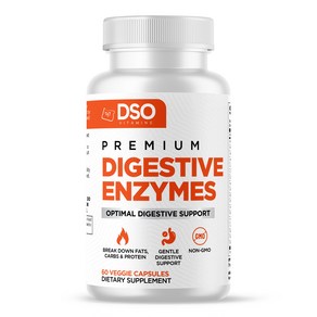 디에스오 프리미엄 다이제스티브 엔자임 천연 복합 소화효소 베지캡슐 DSO Digestive Enzymes, 1개, 60정