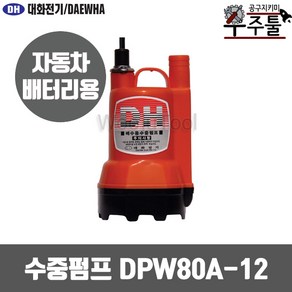 대화기전 DC 자동 수중펌프DPW80A-12(DC/12V)