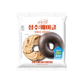 성수베이글 무화과 크림치즈 베이커리빵 160g x 3개