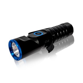 제스트 LED 손전등 헤드꺾임 후레쉬 충전랜턴 Z-M712FB JW 종원, 1개, 블루