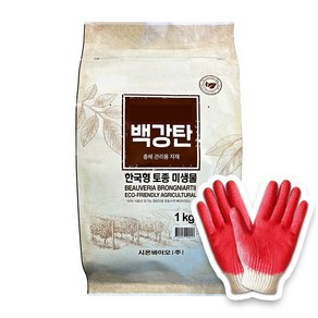 백강탄 1kg 백강균 토양 충해관리용 총채벌레 응애 진딧물 방제 예방