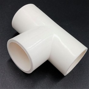 PVC 파이프 연결 부속 자재 PVC소켓 조인트 T자 32MM, 1개