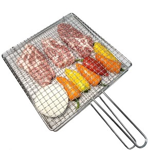 28.5cm x 28.5cm 국산 스텐 접석쇠 손잡이 석쇠 D1, 1개
