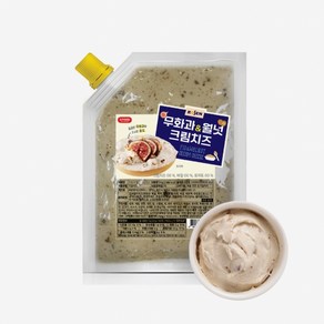 로젠치즈 무화과 월넛 크림치즈 1kg, 1개