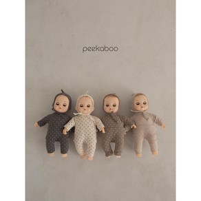 피카부 인형옷 달콤실내복 콩콩이옷, 먹색, fee, 1개