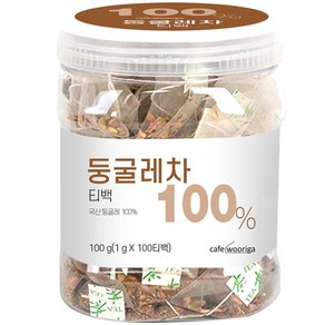 우리가스토리 국산 둥굴레차 티백 100p 1g 100개입 1개