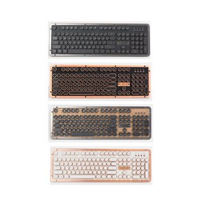 아지오 레트로 기계식 키보드 4종 / AZIO RETRO CLASSIC Bluetooth Mechanical Keyboad, 4. Posh